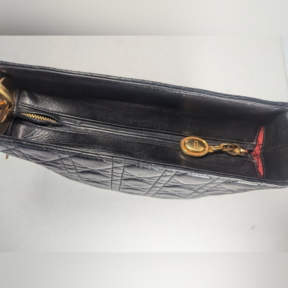 Christian Dior 'Lady Dior' Vintage Cannage Lambskin Shoulder Bag - Picture 6 of 13